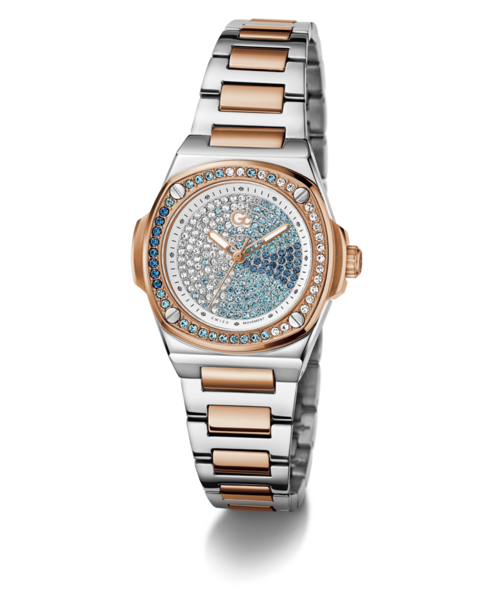 Gc Blue Square Quartz Women Watch