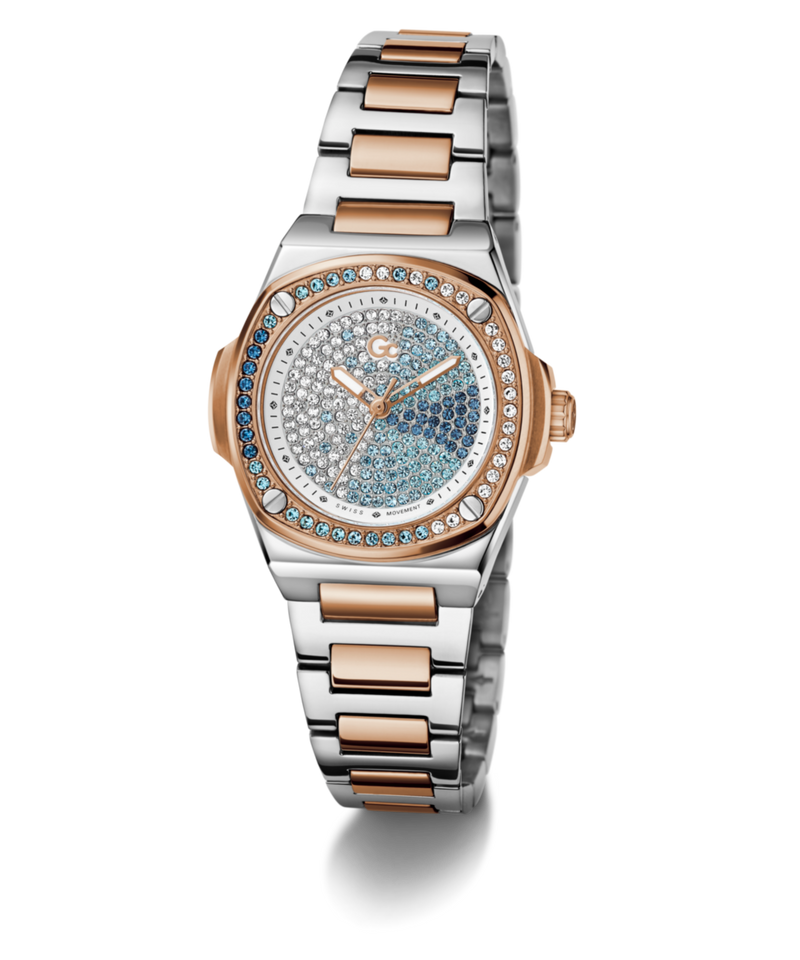 Gc Blue Square Quartz Women Watch Watch Gc