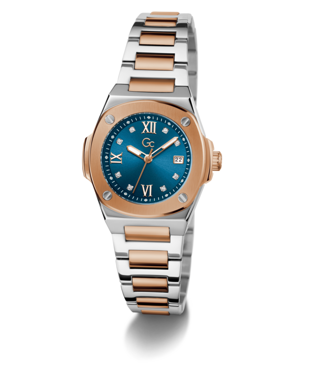Gc Blue Square Quartz Women Watch