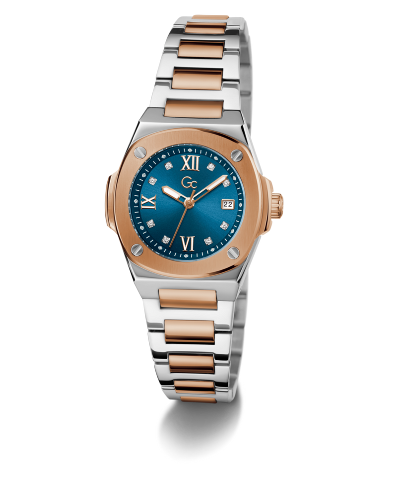 Gc Blue Square Quartz Women Watch Watch Gc