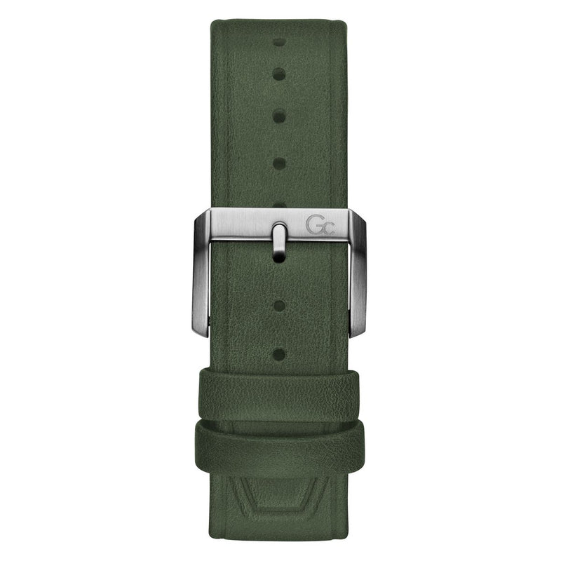 Gc Sport Chic Green Round Dial Quartz Men Watch - Guess Collection Watch Gc