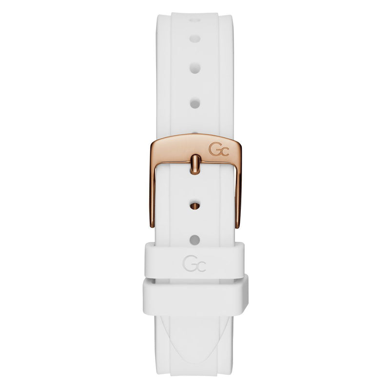 Gc Sport Chic Silver Round Dial Quartz Women Watch - Guess Collection Watch Gc