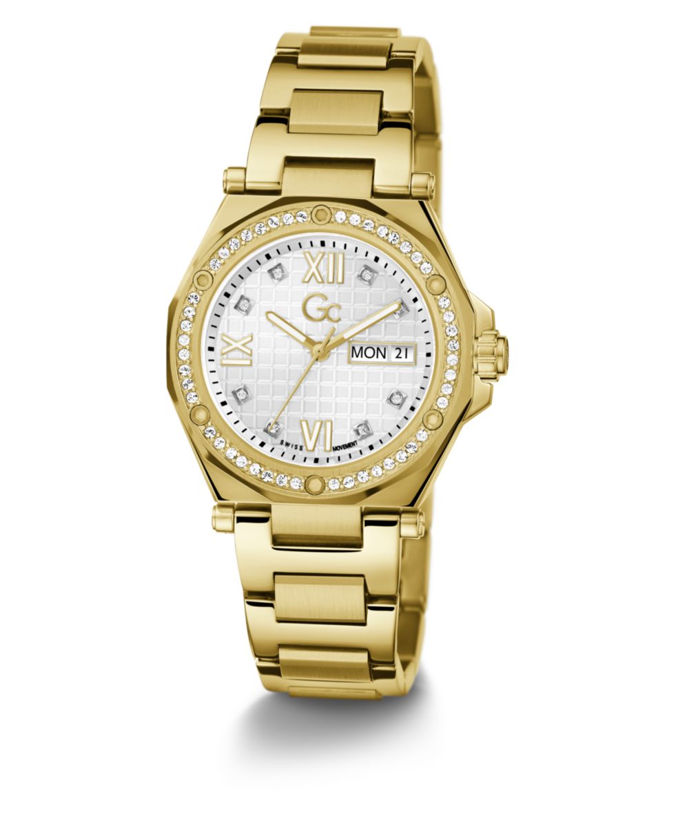 GC Legacy Lady Silver Round Dial Analog Women's Watch - Z20008L1MF