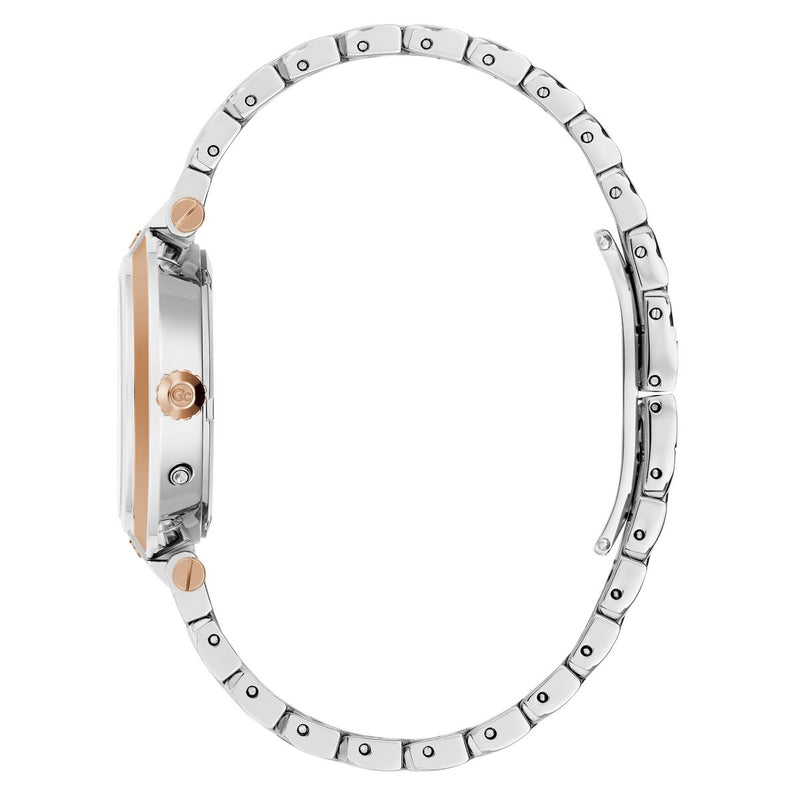 Gc Sport Chic Silver Round Dial Quartz Women Watch - Guess Collection Watch Gc