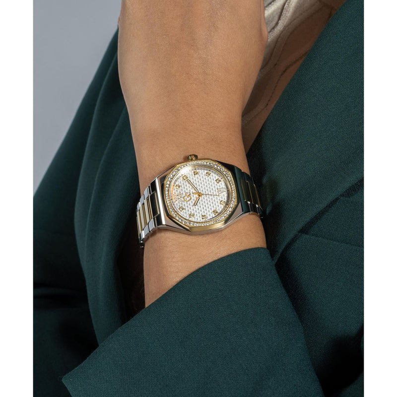 Gc Sport Chic Silver Tonneau Dial Quartz Analog Women Watch - Guess Collection Watch Gc
