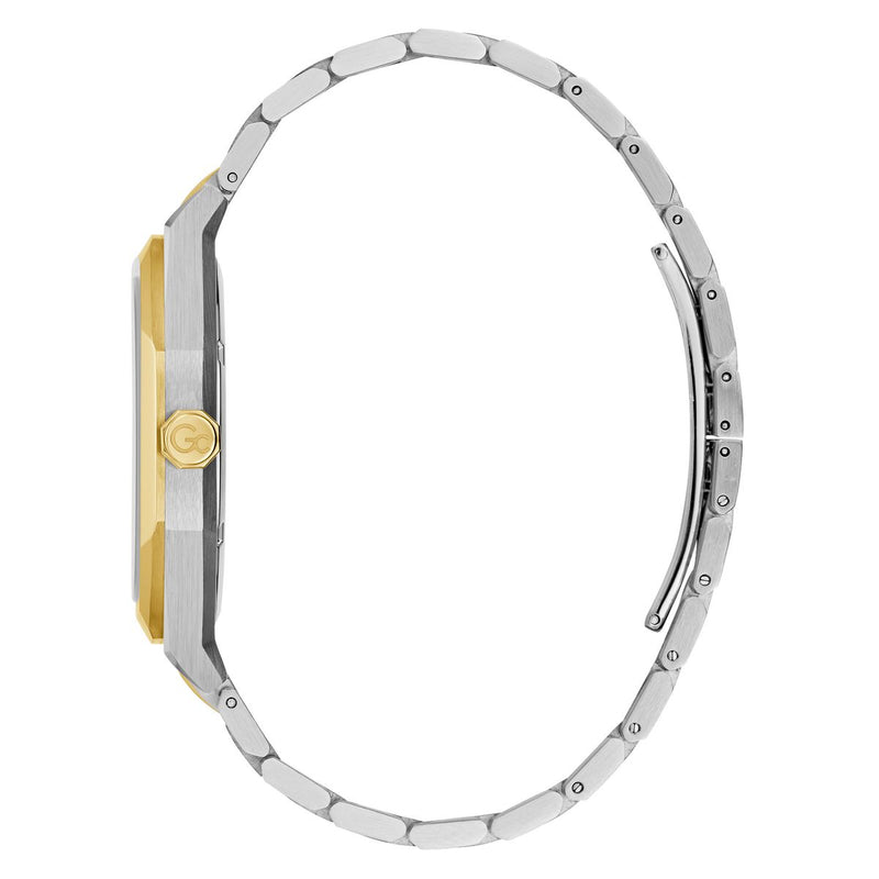 Gc Sport Chic Silver Tonneau Dial Quartz Analog Men Watch - Guess Collection Watch Gc