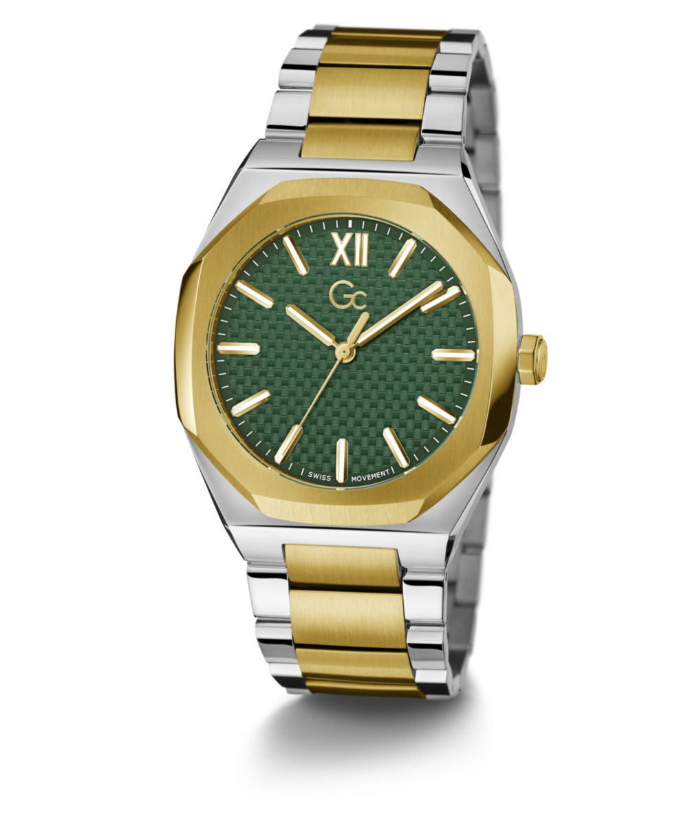 Gc Sport Chic Silver Tonneau Dial Quartz Analog Men Watch - Guess Collection