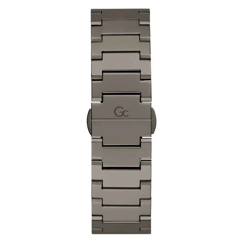 Gc Sport Chic Gunmetal Round Dial Quartz Men Watch - Guess Collection Watch Gc