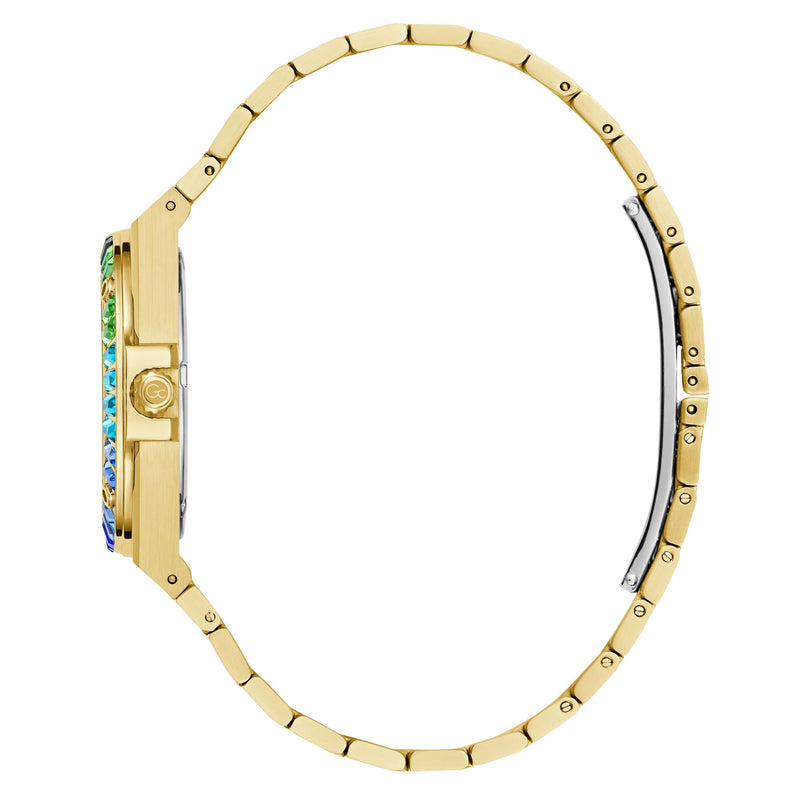 Gc Collection Idol Blue Round Dial Quartz Analog Women Watch - Guess Collection Watch Gc