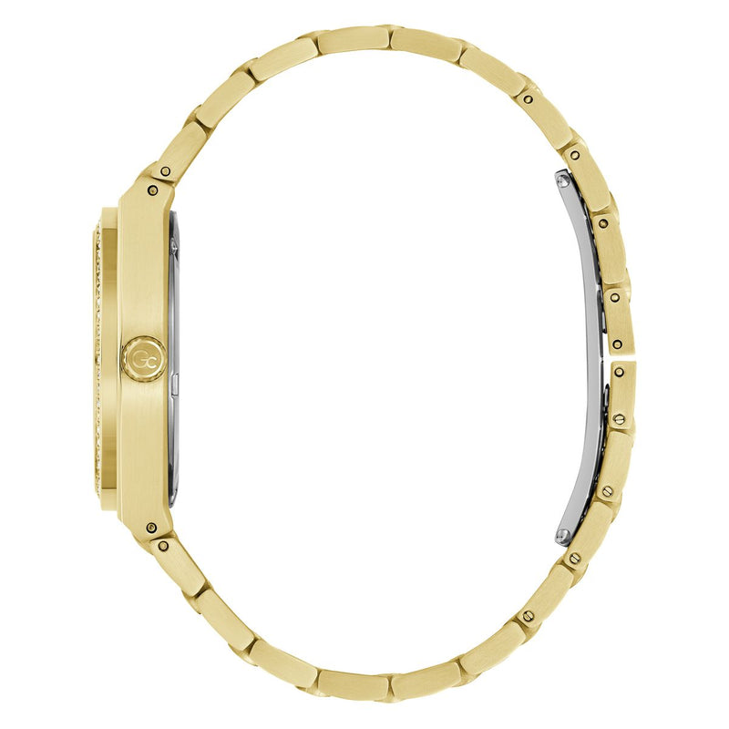 Gc Prodigy White Round Dial Quartz Analog Women Watch - Guess Collection Watch Gc