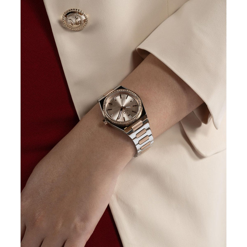 Gc Prodigy Rose gold Round Dial Quartz Analog Women Watch - Guess Collection Watch Gc