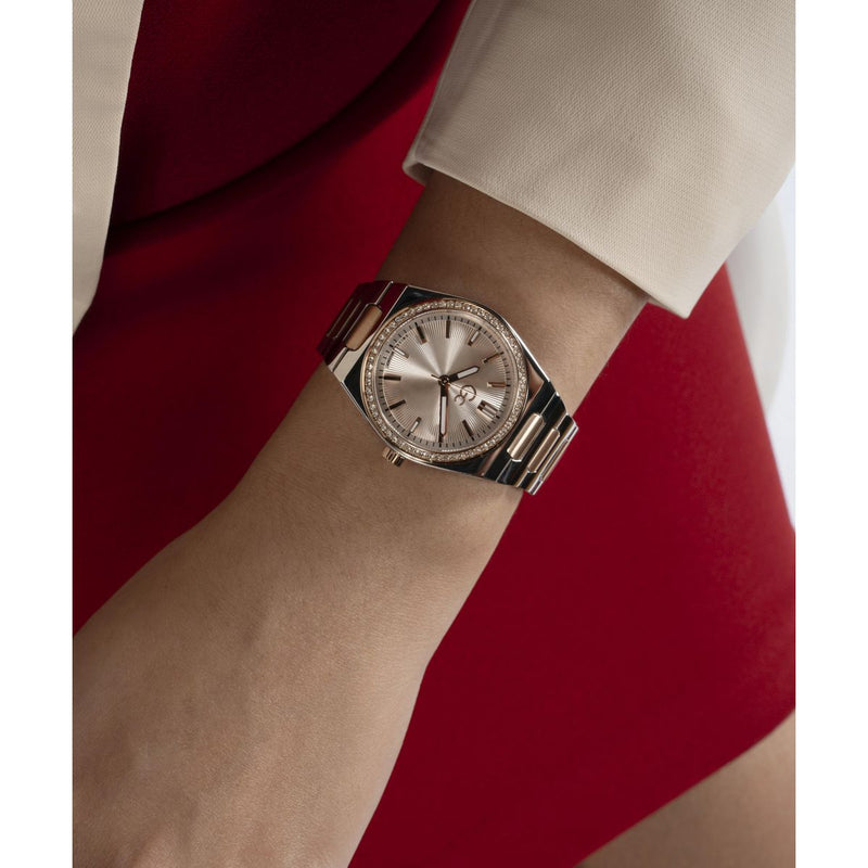 Gc Prodigy Rose gold Round Dial Quartz Analog Women Watch - Guess Collection Watch Gc