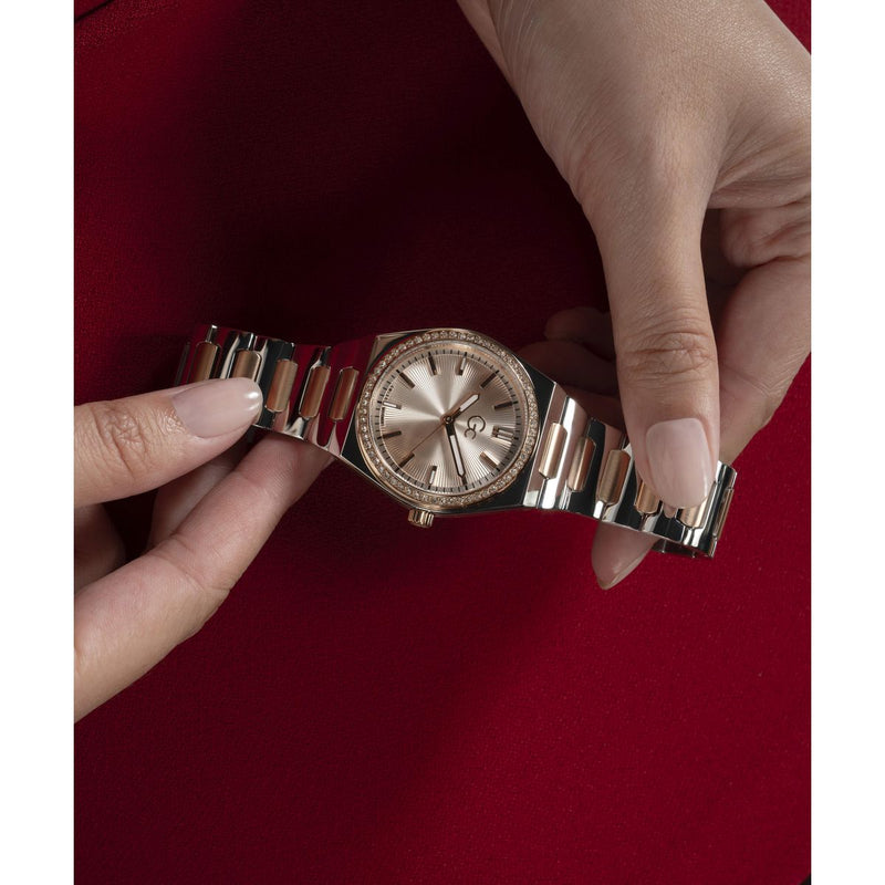 Gc Prodigy Rose gold Round Dial Quartz Analog Women Watch - Guess Collection Watch Gc