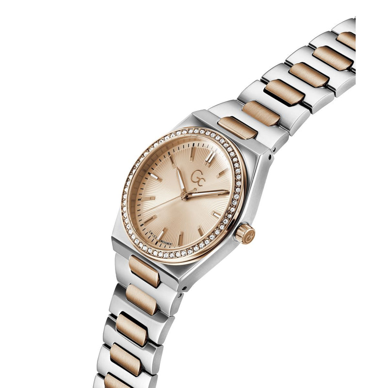 Gc Prodigy Rose gold Round Dial Quartz Analog Women Watch - Guess Collection Watch Gc