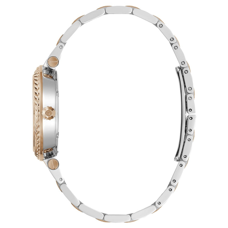 Gc Tiara White Round Dial Quartz Analog Women Watch - Guess Collection Watch Gc