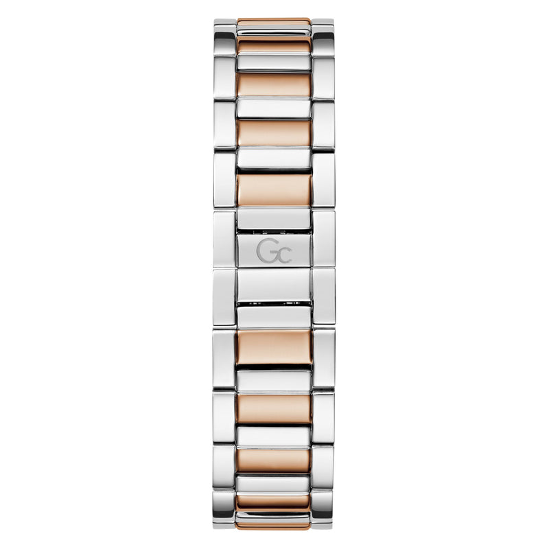 Gc Aura White Round Dial Quartz Analog Women Watch - Guess Collection Watch Gc