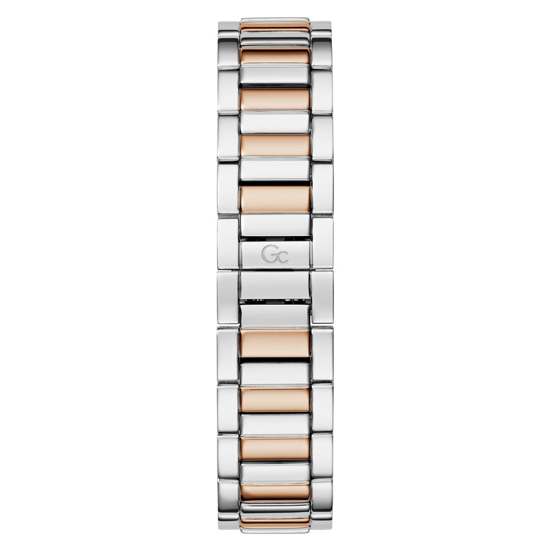 Gc Aura White Round Dial Quartz Analog Women Watch - Guess Collection Watch Gc