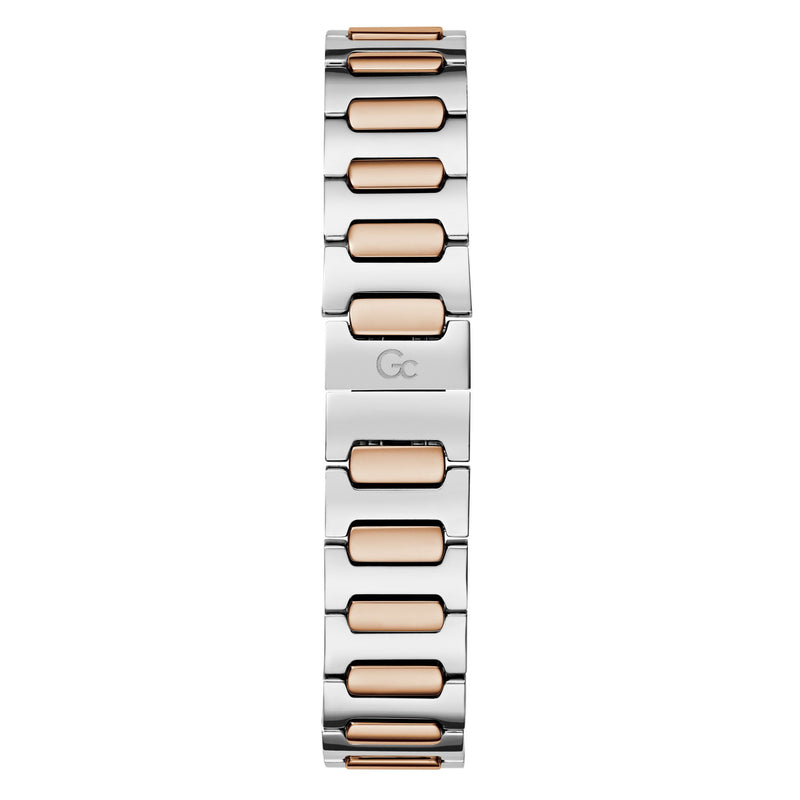 Gc Vogue Cable White Round Dial Quartz Analog Women Watch - Guess Collection Watch Gc
