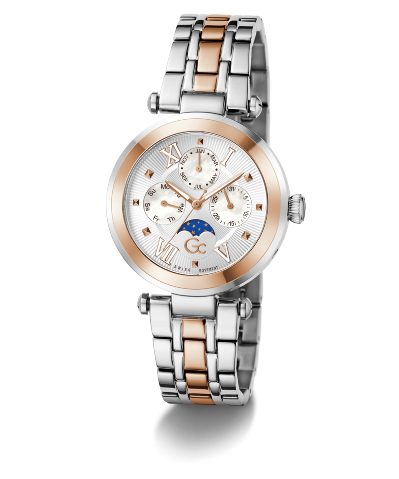 Gc Topchic White Round Quartz Women Watch Watch Gc