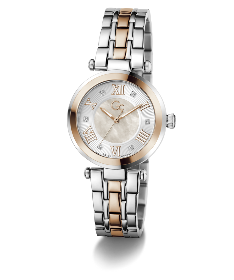 Gc Round 32mm White Dial Analog Women Watch - Z63002L3 Watch Gc