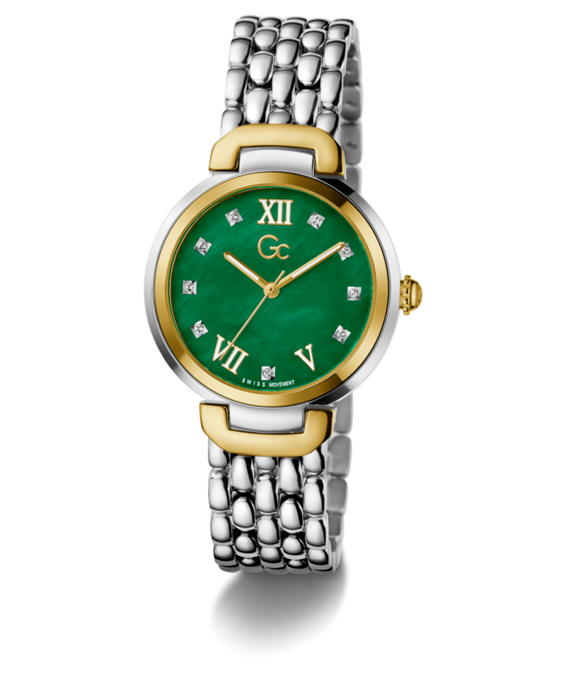Gc Allure Green Round Quartz Women Watch Watch Gc