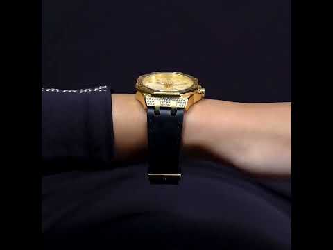 Guess Insignia Champagne Round Dial Analog Women Watch Watch Guess