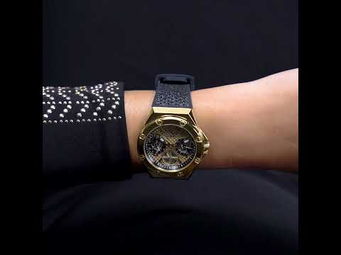 Guess Asteria Gold Round Dial Multi-function Women Watch Watch Guess