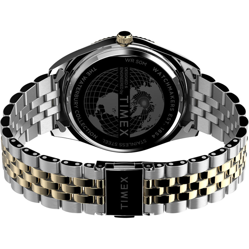 Timex Trend Round 41mm Black Dial Analog Men Watch - TW2V17600UJ Watch Timex
