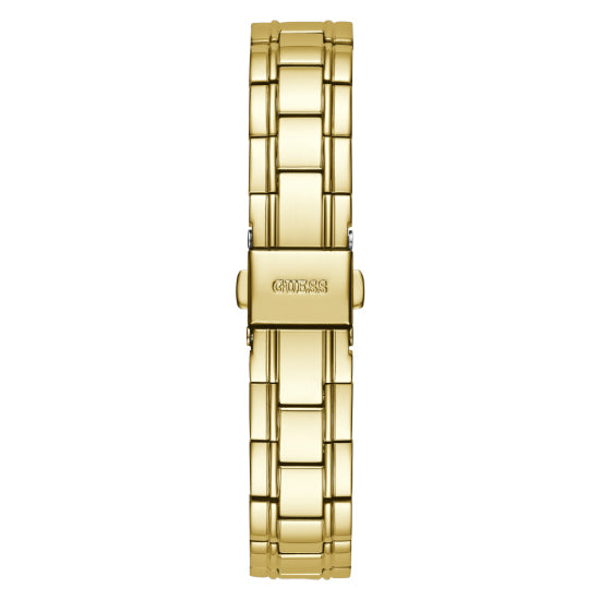 Guess Mini Aura Champagne Round Dial Quartz Analog Women Watch Watch Guess