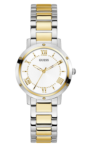 Guess Dawn Multicolor Round Dial Analog Women Watch Watch Guess