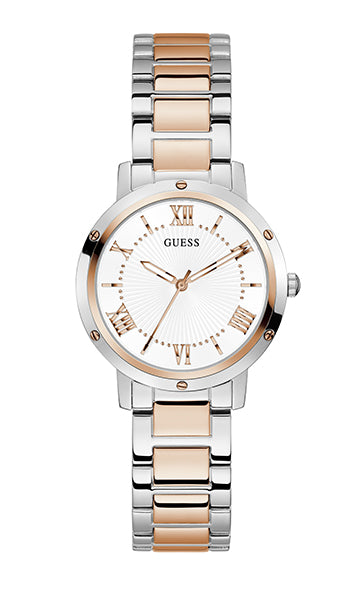 Guess Dawn Multicolor Round Dial Analog Women Watch Watch Guess