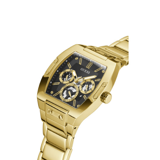Guess Phoenix Gold Square Dial Multi-function Men Watch Watch Guess