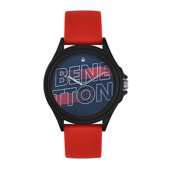 United Colors Of Benetton Blue Round Dial Quartz Analog Men Watch