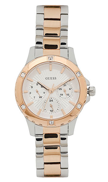 Guess Sport Rose gold Round Dial Multi-function Women Watch Watch Guess
