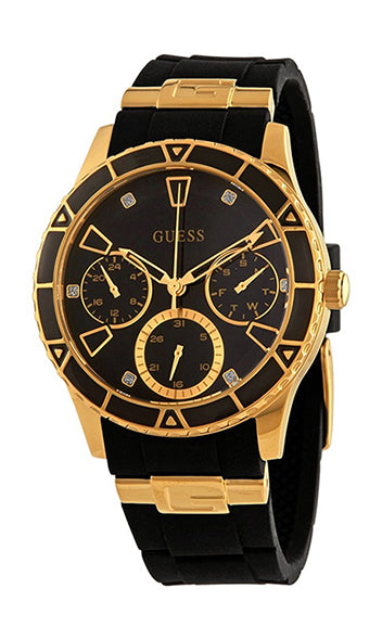Guess Valencia Gold Round Dial Multi-function Women Watch Watch Guess