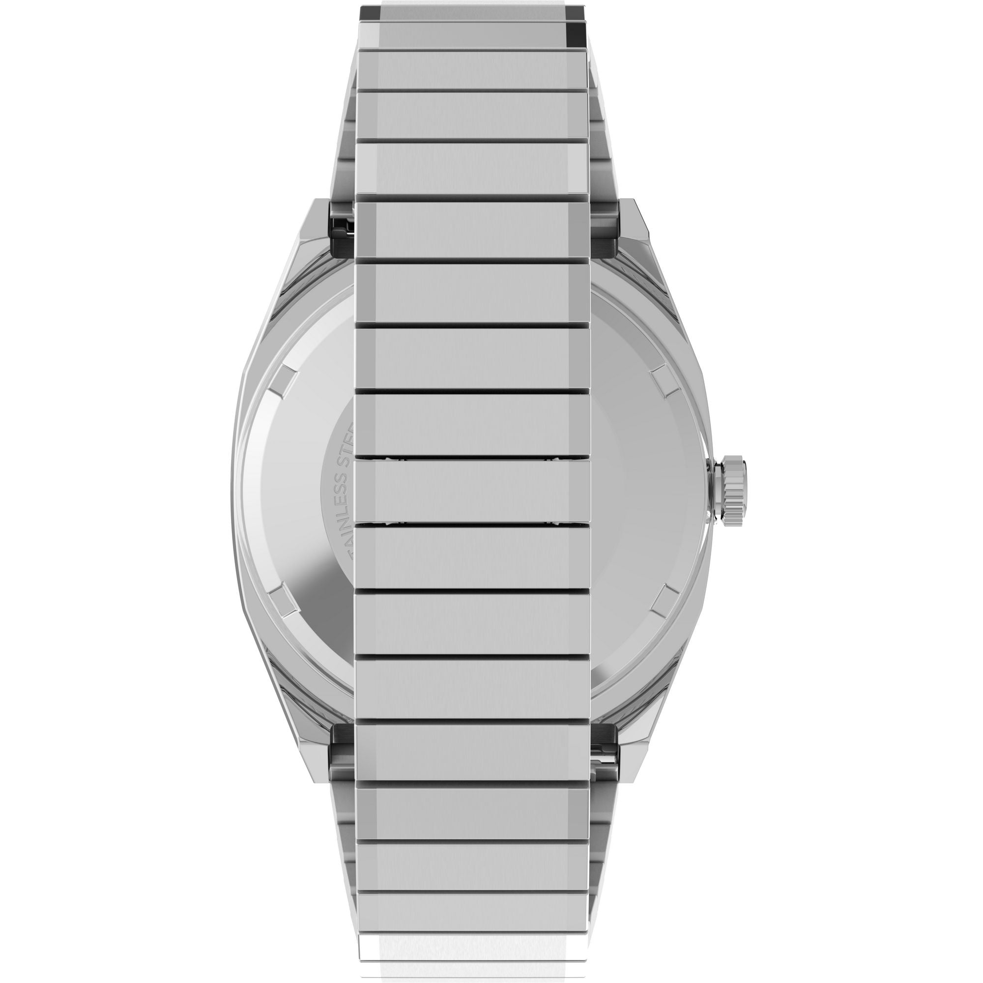 Timex E Line Reissue Silver Rectangle Mechanical Automatic Men Watch