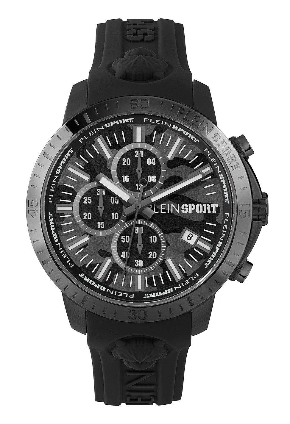 Plein Sport Plein Gain Black Round Quartz Men Watch Watch Plein Sport