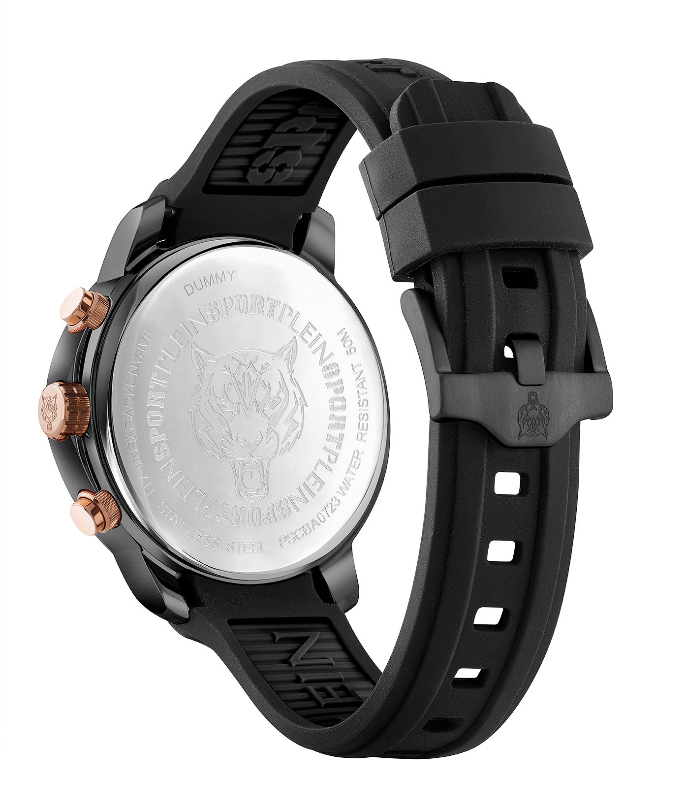 Plein Sport Plein Gain Black Round Quartz Men Watch