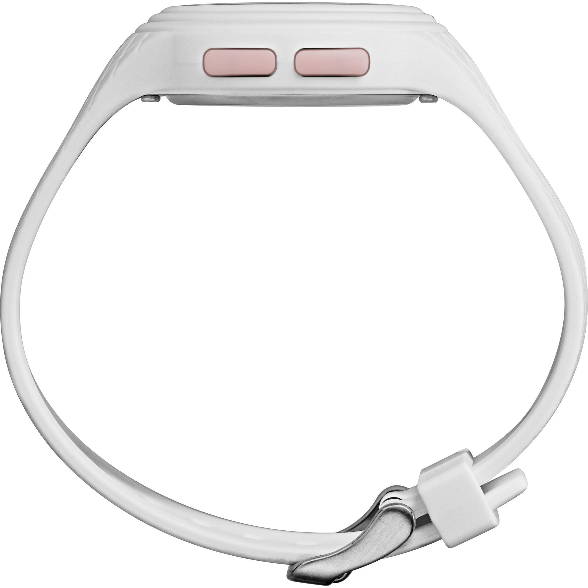 Timex Silver Round Dial Quartz Digital Women Watch