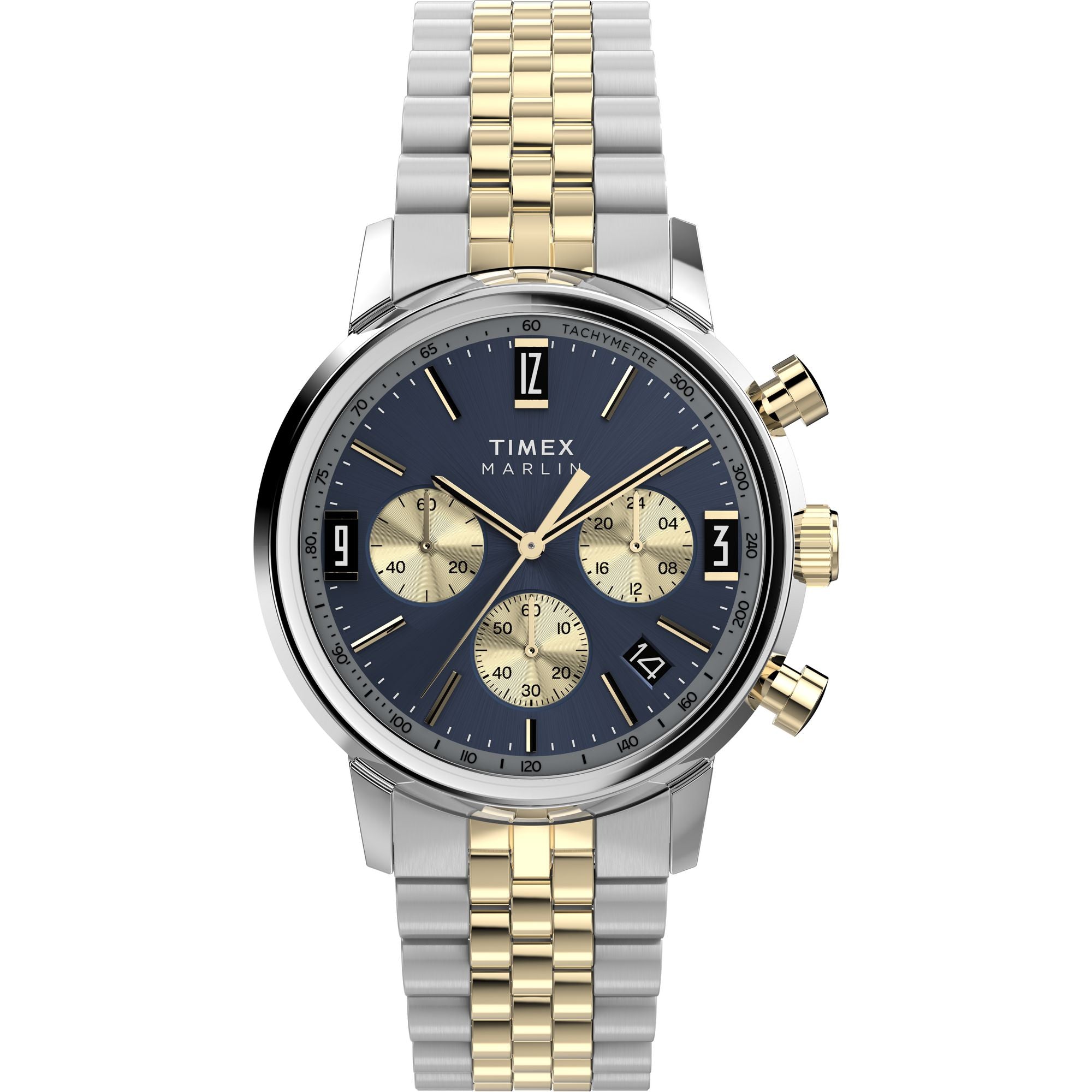 Timex Marlin Round 42mm Blue Dial Analog Men Watch - TWEG26708
