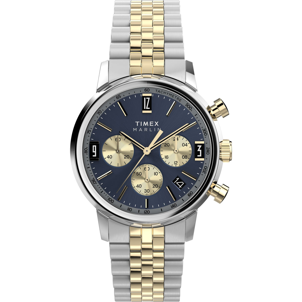 Timex Marlin Round 42mm Blue Dial Analog Men Watch - TWEG26708