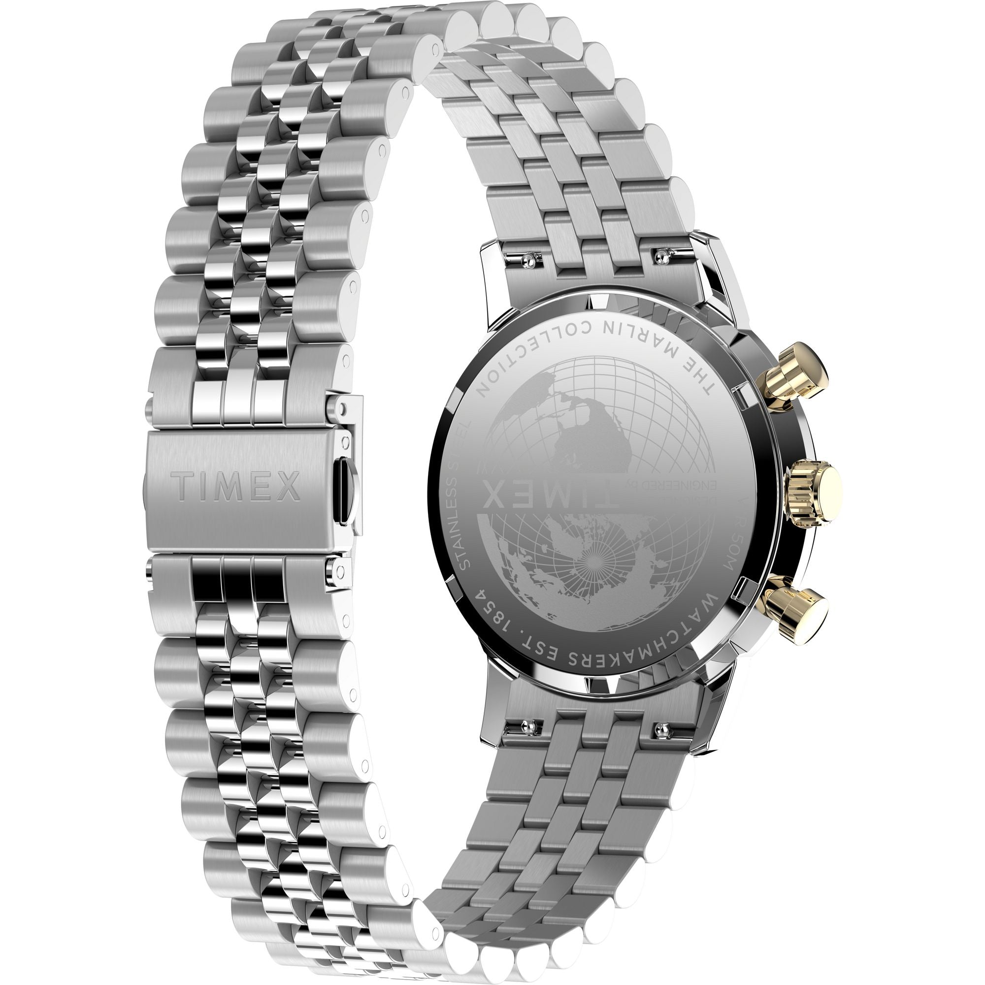 TIMEX Marlin Champagne Round Dial Analog Men's Watch - TWEG26713 Watch Timex