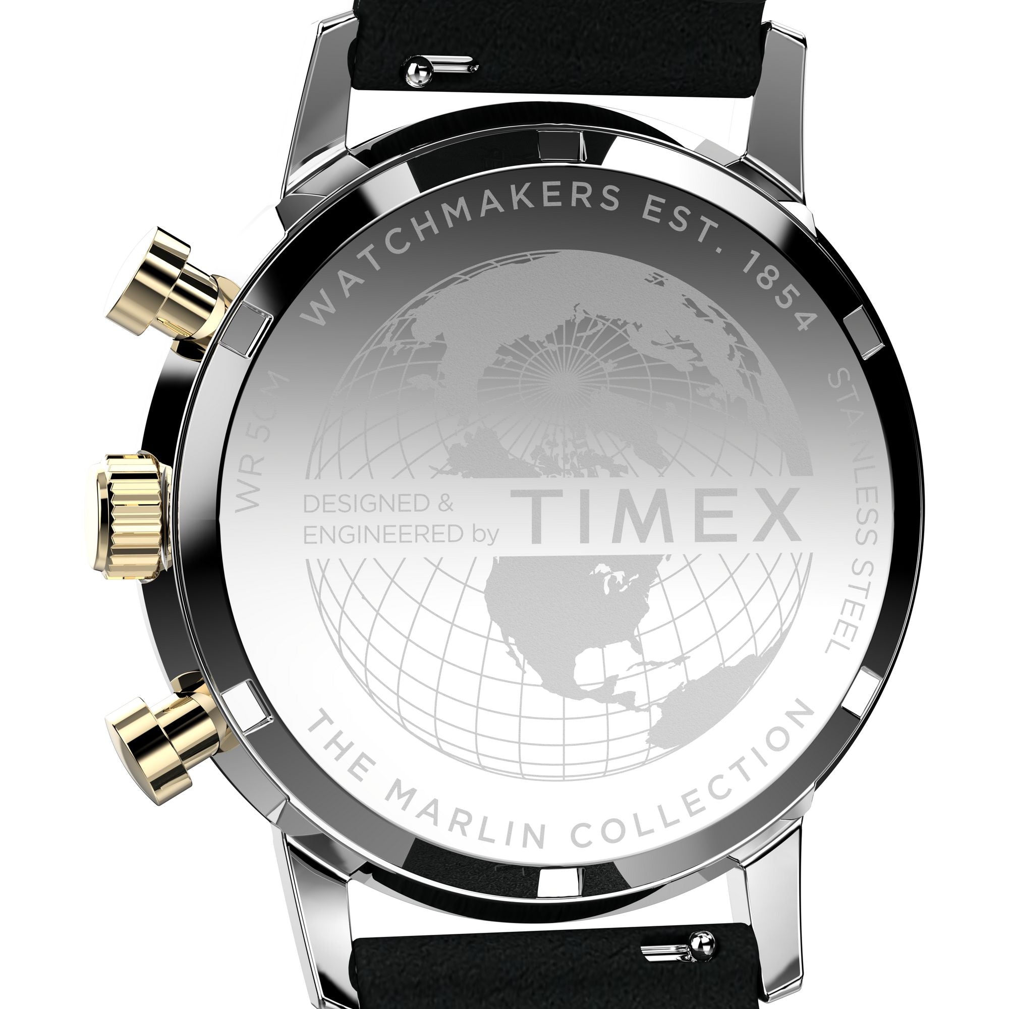 Timex Marlin Champagne Round Quartz Men Watch Watch Timex