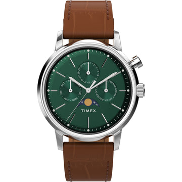 Timex Marlin Green Round Quartz Men Watch Watch Timex