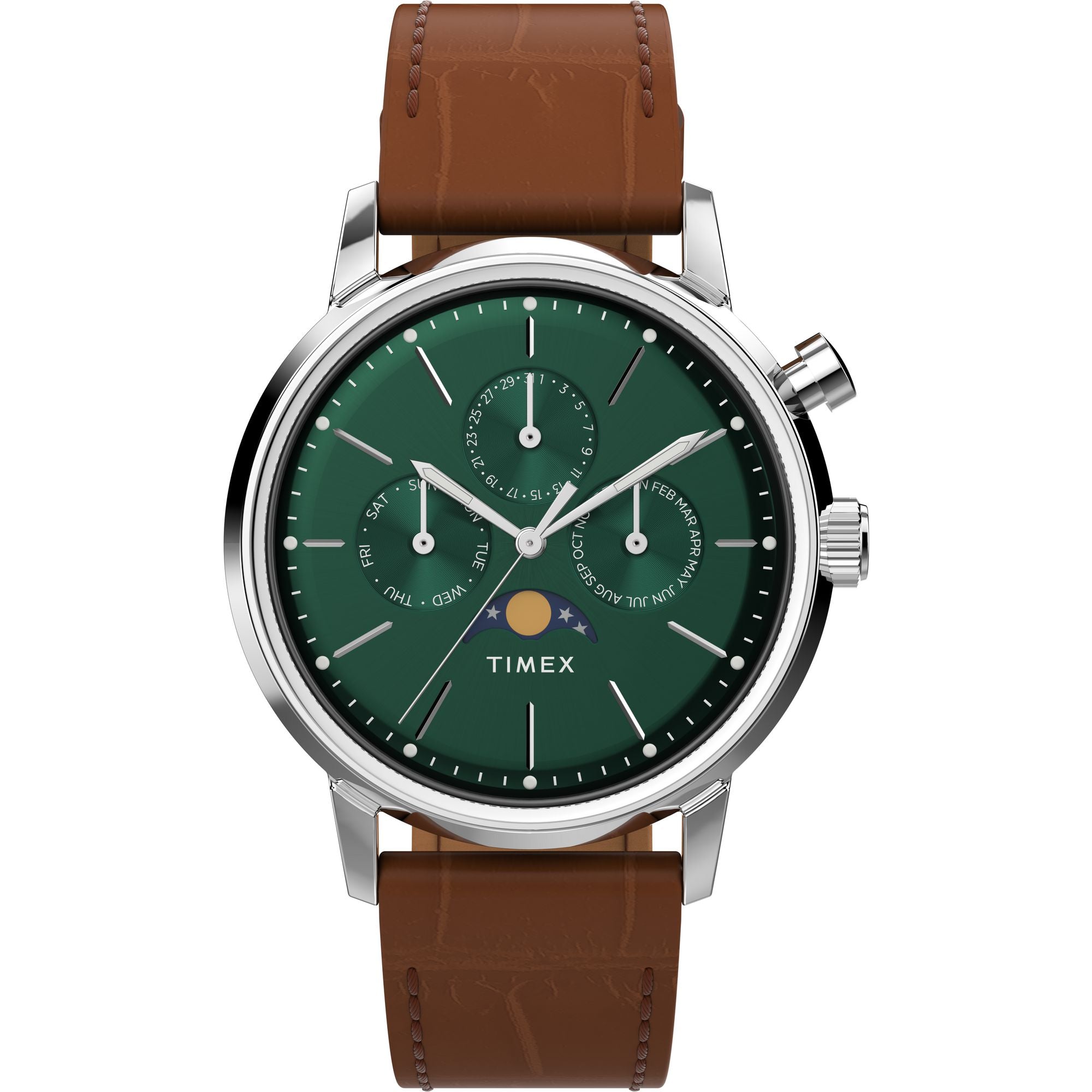 Timex Marlin Green Round Quartz Men Watch Watch Timex