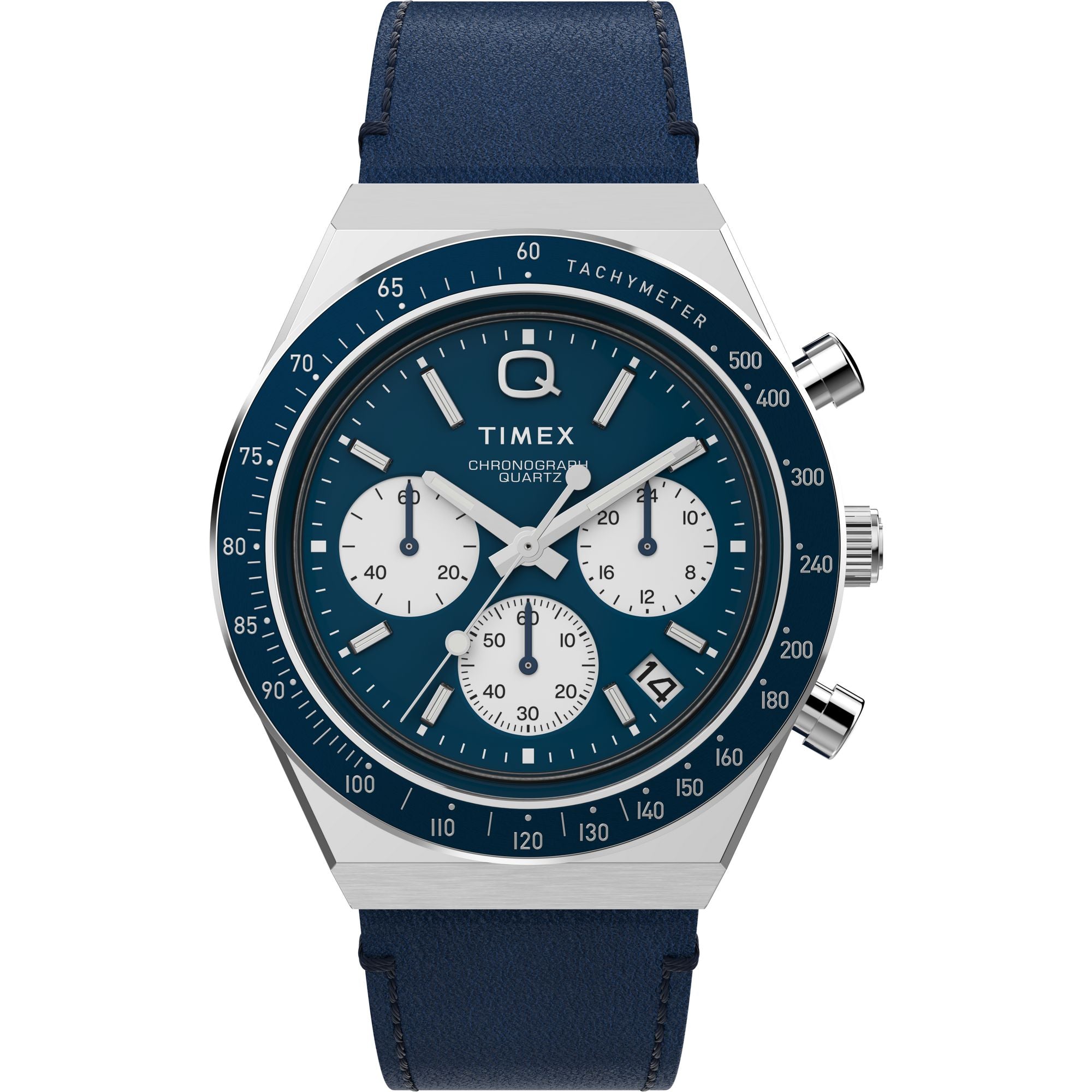 TIMEX Q Diver Inspired Blue Round Dial Analog Men's Watch - TWEG26407 Watch Timex