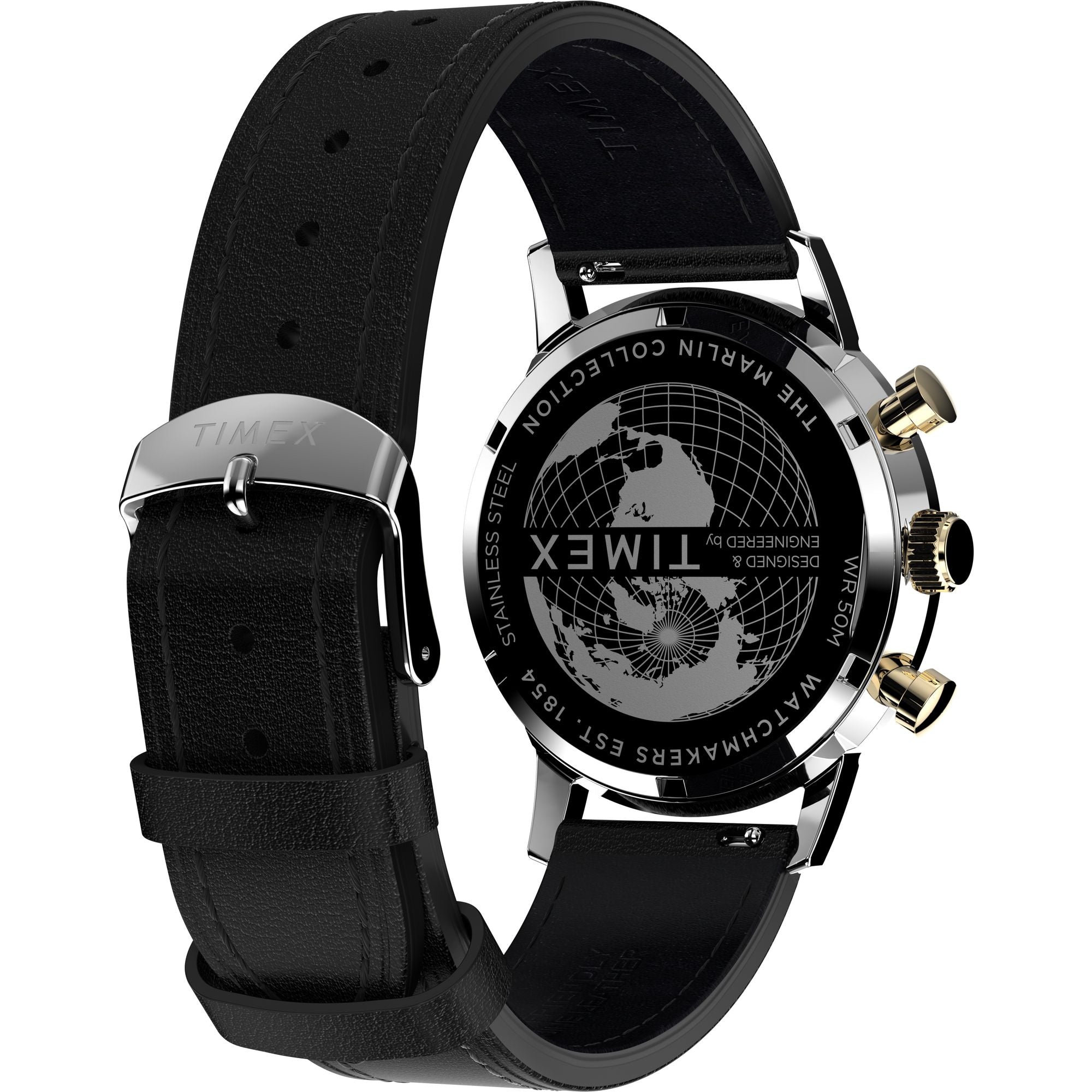 TIMEX Marlin Black Round Dial Analog Men's Watch - TWEG26715 Watch Timex