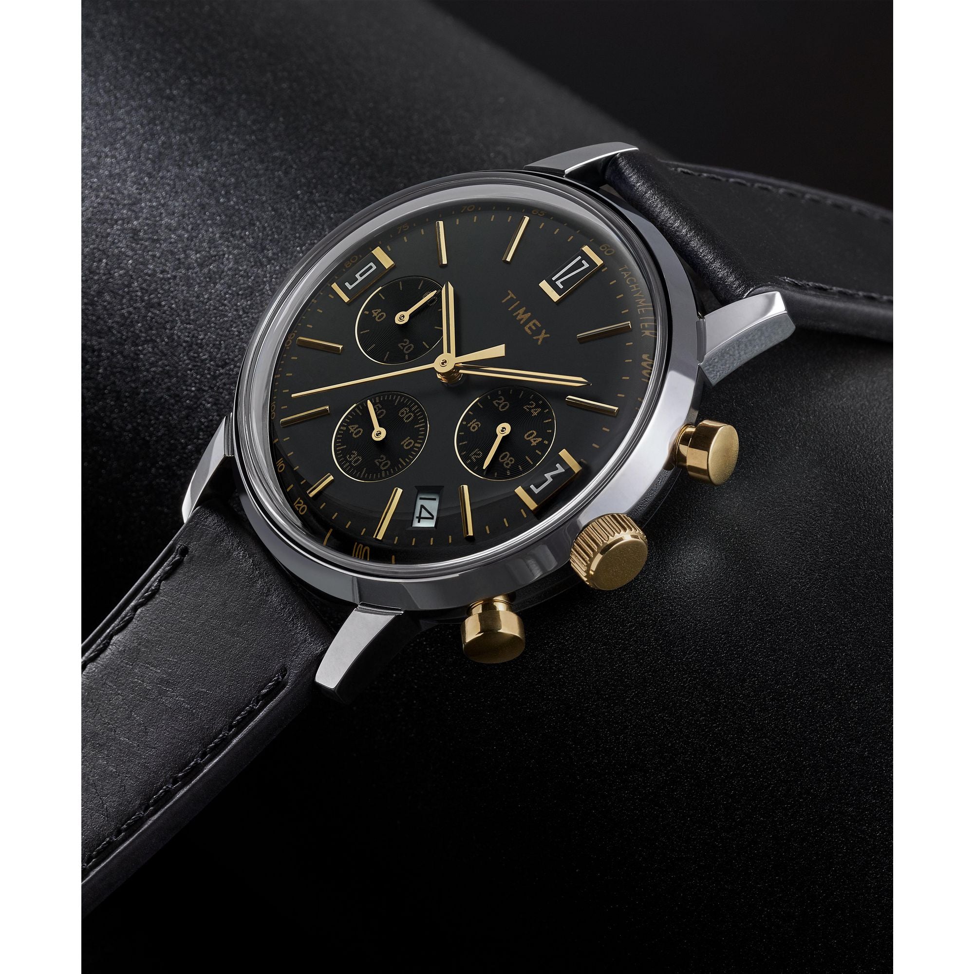 TIMEX Marlin Black Round Dial Analog Men's Watch - TWEG26715