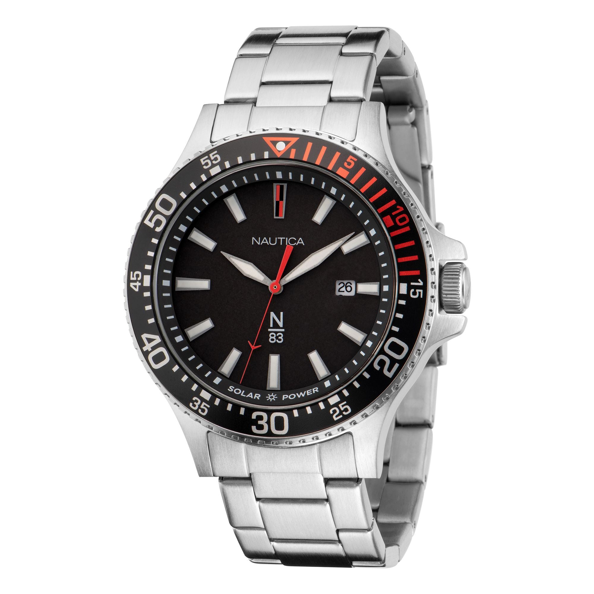 Nautica Cocoa Beach Black Round Dial Quartz Analog Men Watch Watch Nautica