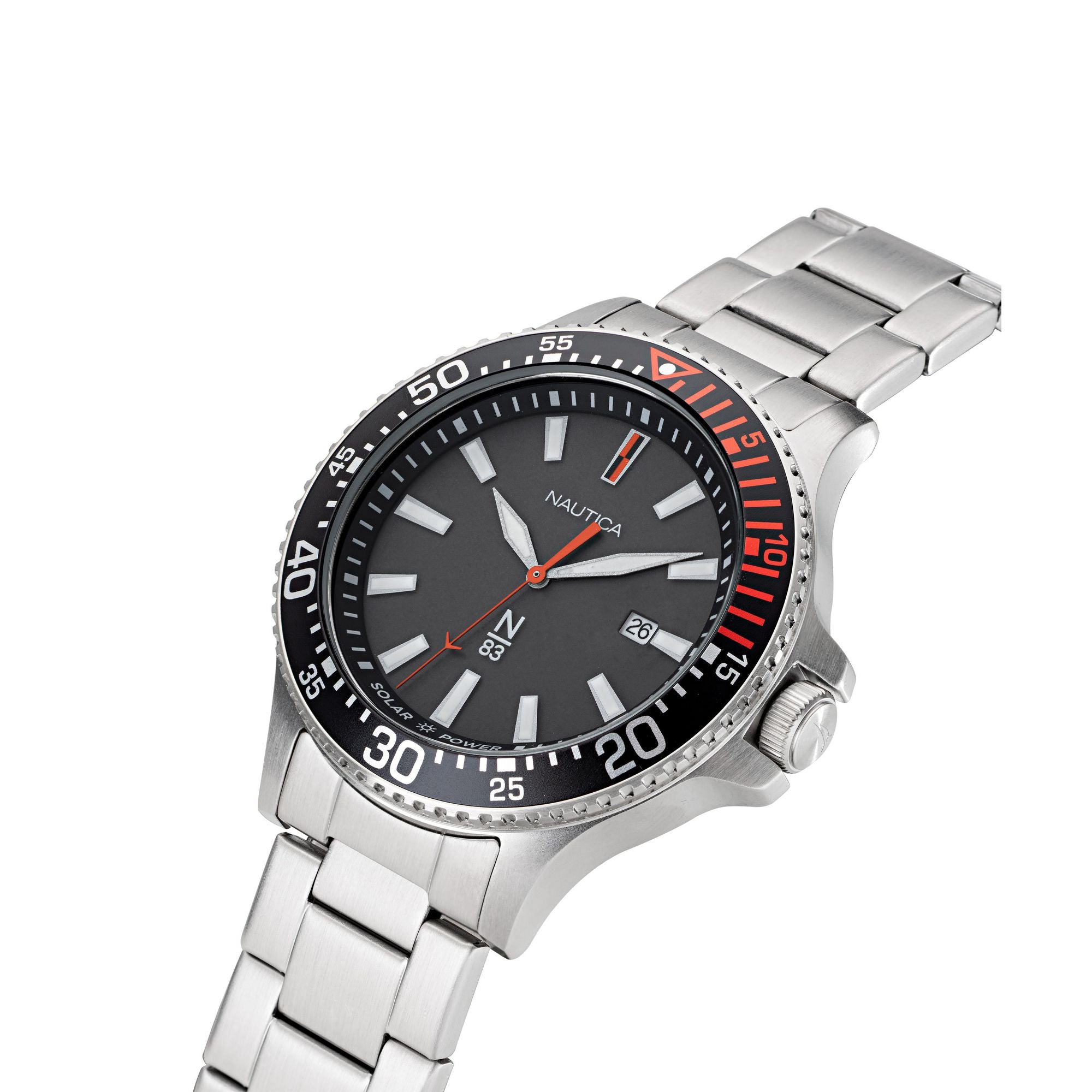 Nautica Cocoa Beach Black Round Dial Quartz Analog Men Watch Watch Nautica